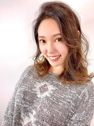 ミディアム TAKAHASHI LEAPSのヘアスタイル