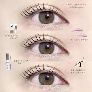 マツエク・マツパ eyelist harukaのマツエク・マツパデザイン