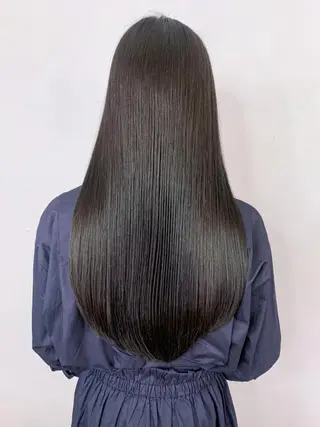 セミロング カラー パーマ ヘアアレンジ ITbyALBUM 中野店のヘアスタイル