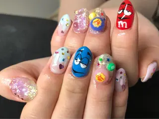 ネイル Mana ·͜· ❤︎のネイルデザイン