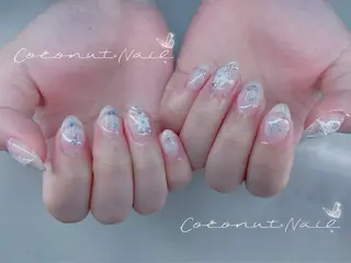 ネイル HOSHINO NAIL_長さだしのネイルデザイン