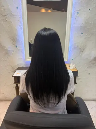 ロング 阿部 早也伽のヘアスタイル