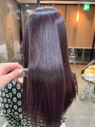 ロング カラー レイヤー/ボブ/艶髪 🎀ENA🎀のヘアスタイル