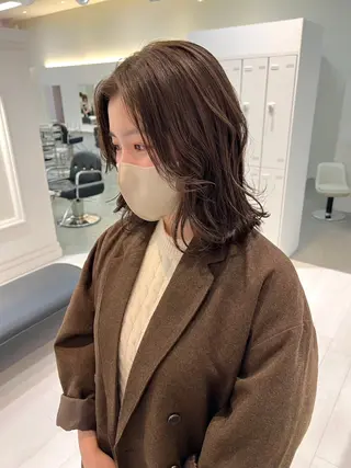 ロング カラー NANO/ ブリーチ×レイヤーのヘアスタイル