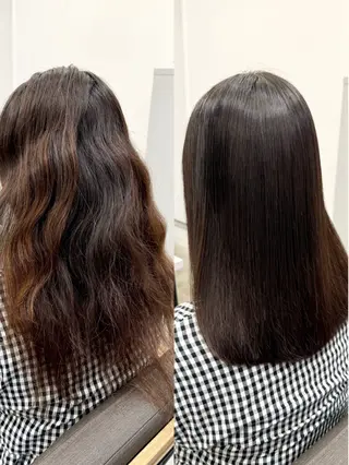 セミロング カラー パーマ 生艶髪＆レイヤー🔔 渋谷お薦めNo.1✨のヘアスタイル