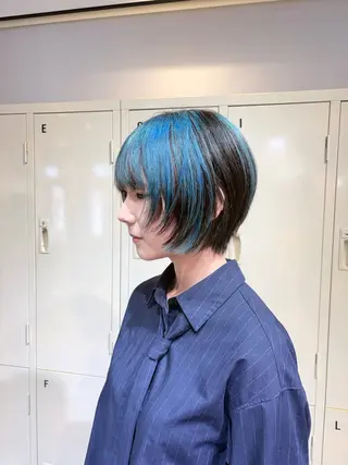 ショート カラー 🧤高明度ハイトーン 🧤莉音のヘアスタイル