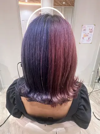 カラー Ashanti 有川のヘアスタイル
