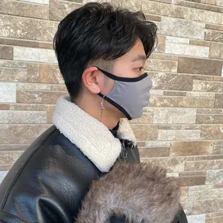 パーマ メンズ 肥後 有紗のヘアスタイル
