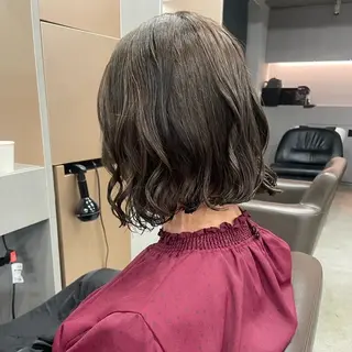 ショート パーマ ロングパーマ/パーマ /表参道/aobaのヘアスタイル