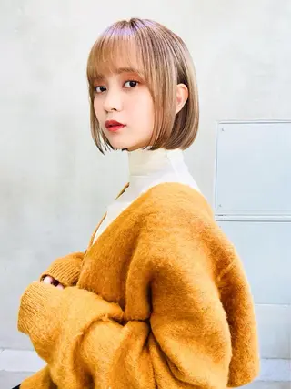 ショート カラー KAREN🕊️ 大宮美容室のヘアスタイル