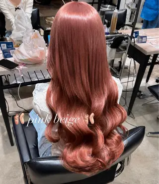 ロング カラー 韓国風レイヤーカット 🍒サンジキ アカリのヘアスタイル