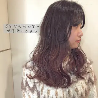 ロング カラー あさだ しゅうたろうのヘアスタイル