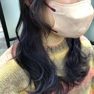 ロング カラー ヘアアレンジ JURI🤎 ワンカールレイヤーのヘアスタイル