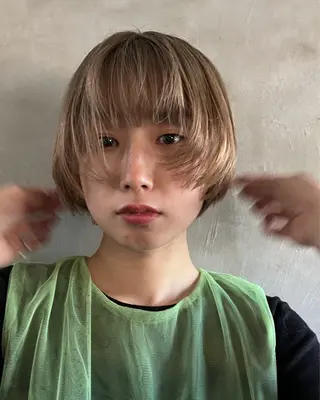 ショート カラー 渋谷/原宿/メンズ/ コヤマトモヤのヘアスタイル