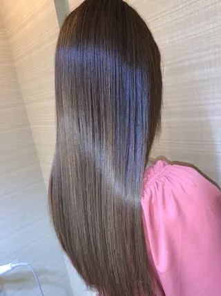 ロング カラー 柳井 健太のヘアスタイル