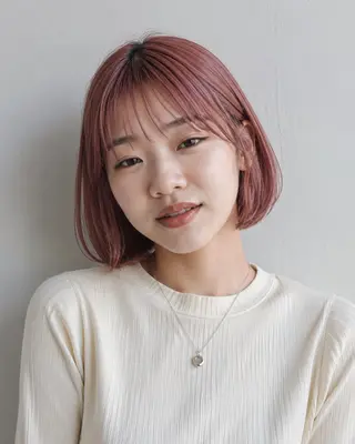ミディアム カラーモデル募集☆ 山村梨香のヘアスタイル