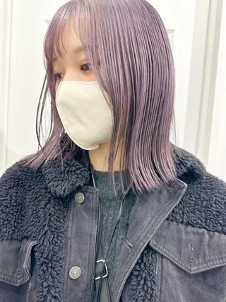 ミディアム カラー kai .のヘアスタイル