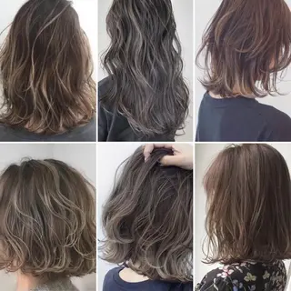 セミロング カラー ヘアアレンジ 【公式】amble luxe池袋東口🩷のヘアスタイル