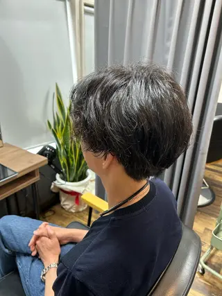 ショート パーマ メンズ TELA HAIR 永井のヘアスタイル
