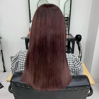 ロング カラー ななみ.⋆𝜗𝜚 透明感カラー/まつパのヘアスタイル