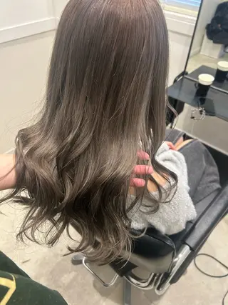 セミロング カラー 🌼透け感カラー 🌼Rinaのヘアスタイル