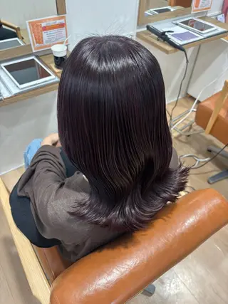 ミディアム 暖色カラー艶カラー/ ⭐️syukaのヘアスタイル