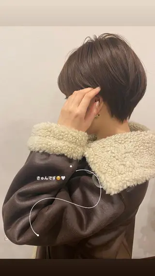 ショート カラー ダメージレスサロン✨ kayo🌱のヘアスタイル