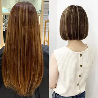 ショート カラー ヘアアレンジ TATSUYA アートディレクターのヘアスタイル