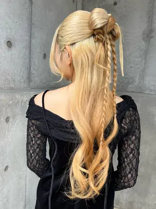 ロング ユカ yのヘアスタイル