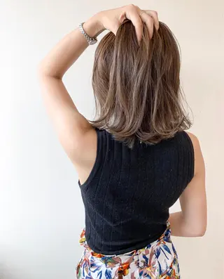 ミディアム カラー 髪質改善特化 サロン✨代表HIROのヘアスタイル