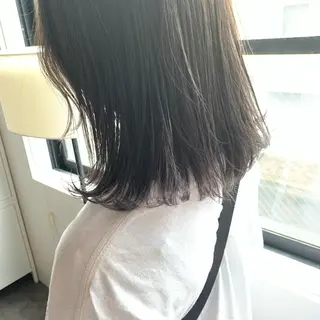 ミディアム カラー メンズカットパーマ/ ブリーチ高柳将太のヘアスタイル