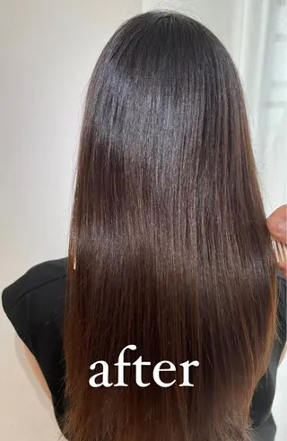 セミロング カラー パーマ 過去一の柔髪ヘア 🌿einshairのヘアスタイル
