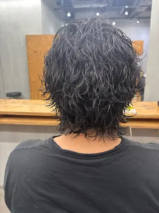 ミディアム パーマ メンズ メンズ支持率NO.1 マサキのヘアスタイル