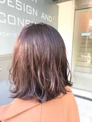 ロング カラー 白髪ぼかし/ショート /ミニボブだいじのヘアスタイル