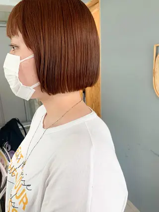 ショート カラー 名駅🦢大人艶カラー 🪽カミヤアカネのヘアスタイル