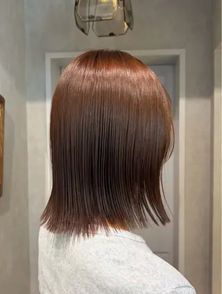 ミディアム カラー 透明感カラー🫧🎀 まりなのヘアスタイル