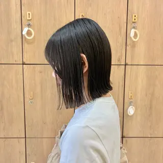 セミロング カラー ボブ/暖色カラー /アカネ🥨のヘアスタイル