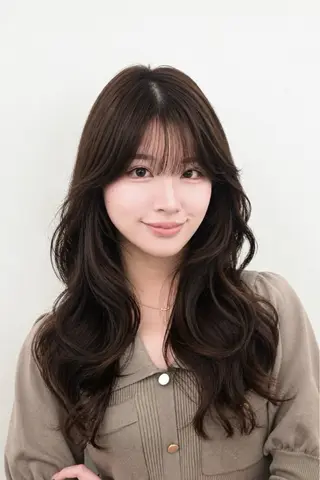 セミロング 失敗しない顔まわり× 小顔補正レイヤー難波のヘアスタイル