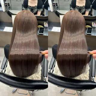 ロング 今話題の艶髪矯正 美艶カラー/FUKAのヘアスタイル
