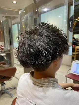 ショート パーマ 新宿/メンズパーマ/ メンズ特化/和田瑞生のヘアスタイル