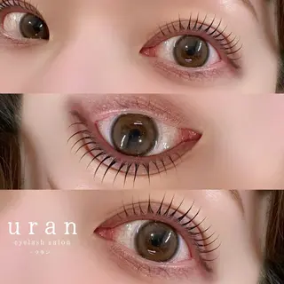 マツエク・マツパ uran − ウラン − / 束感まつげのマツエク・マツパデザイン