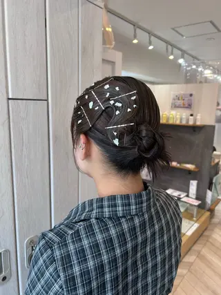 ミディアム ヘアアレンジ 〔LaNA〕 Nozomiのヘアスタイル