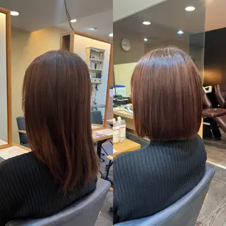 ミディアム 美容室 LA BEAU大塚店のヘアスタイル