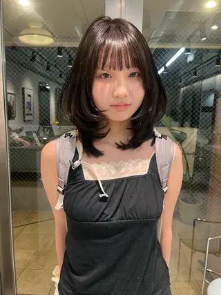 ミディアム MIYU ／モデル募集中のヘアスタイル
