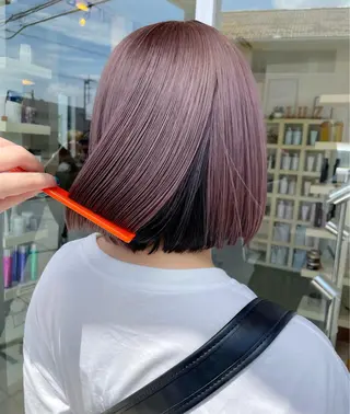 ミディアム カラー mir MIYUのヘアスタイル