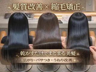 ロング 美髪縮毛矯正🩶 髪質改善/Shinaのヘアスタイル