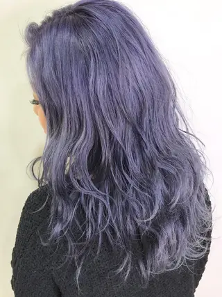 ロング カラー ヘアアレンジ TSUNA 🌙 Lim 五反田のマツエク・マツパデザイン