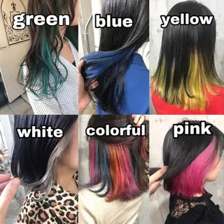 ミディアム カラー パーマ ヘアアレンジ メンズ キッズ ネイル マツエク・マツパ サロンドミルク 渋谷高比良のヘアスタイル