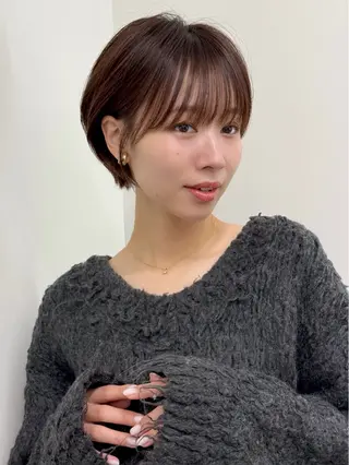 ショート ショート/レイヤー カット/服部タカノリのヘアスタイル