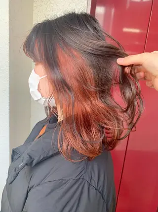 ミディアム カラー ヘアアレンジ ウルトワ髪質改善 ディレクター/熊倉都のヘアスタイル